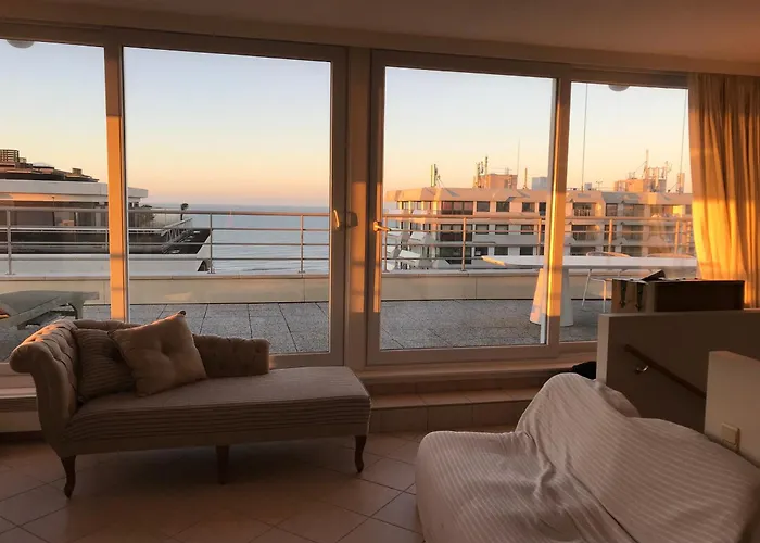 Duplex Penthouse Super Zeezicht Apartament De Panne